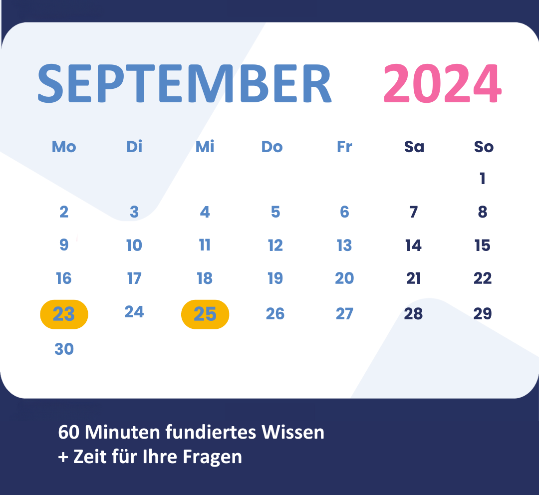 Webinar E Rechnung Kalender September 2024